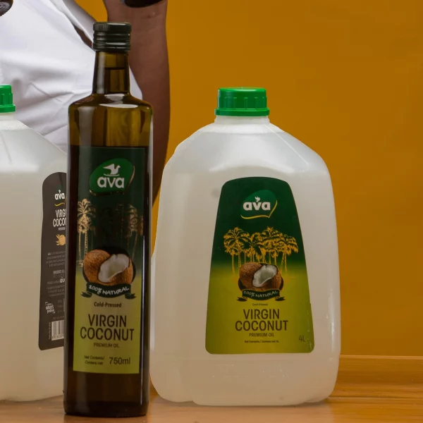 a 500ml jar and 4 litre of ava coconut oil